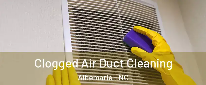  Clogged Air Duct Cleaning Albemarle - NC