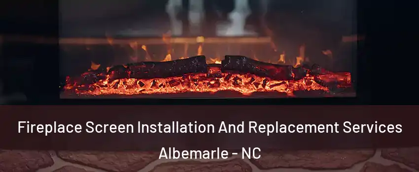  Fireplace Screen Installation And Replacement Services Albemarle - NC