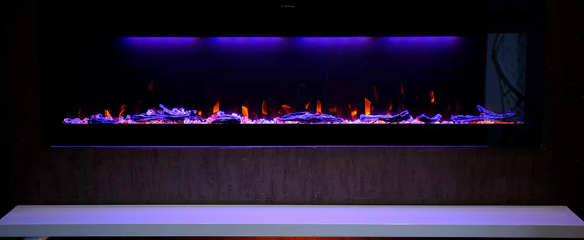 Dynamic Flame Color Fireplace Installation in Albemarle, NC