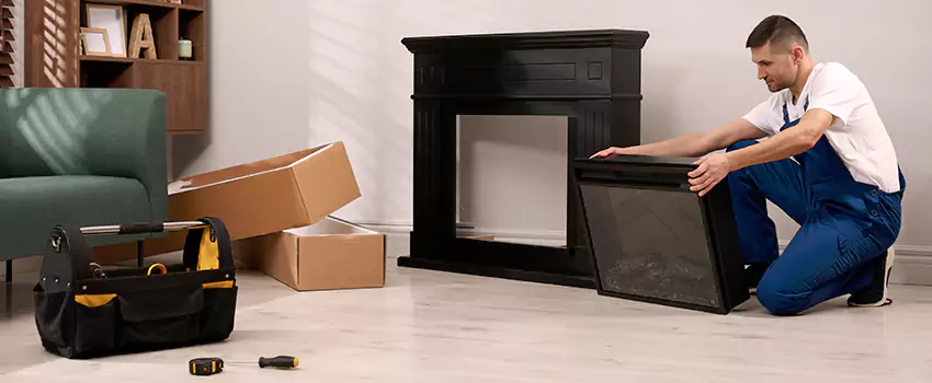 Old Rusted Metal Fireplace Repair And Replacement in Albemarle, NC