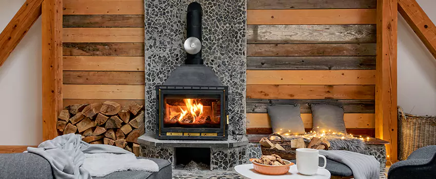Thelin Hearth Products Direct Vent Gas Stove Fireplace Inspection in Albemarle, North Carolina